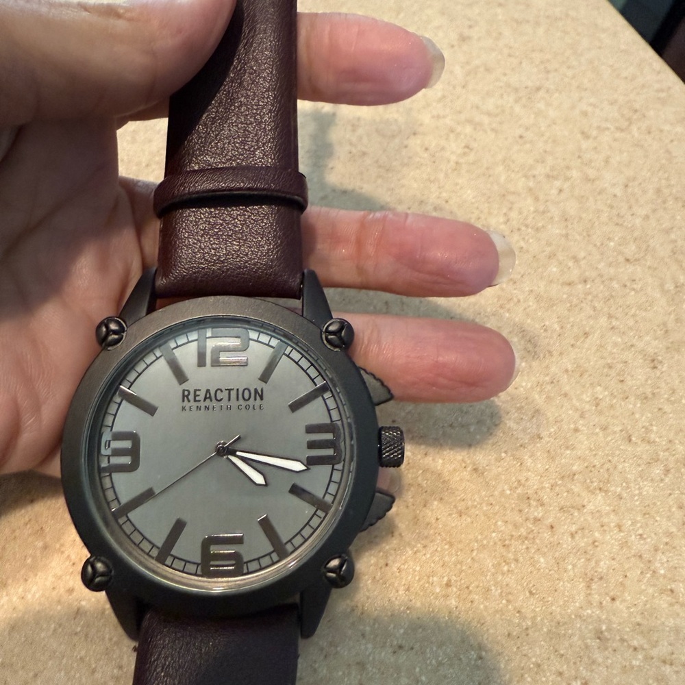 Kenneth Cole Reaction Dark Brown and Gray Men's Watch
